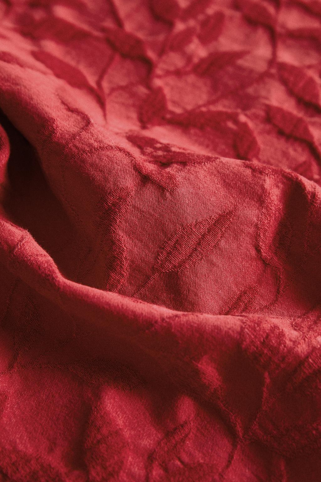 Набор салфеток из джаккарда с рождественской веточкой (набор из 2 штук)