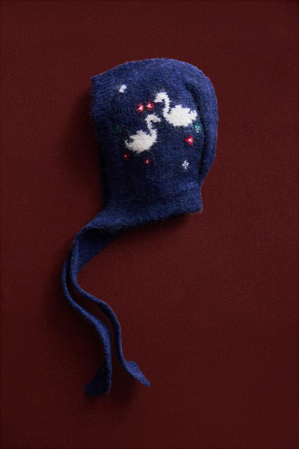 Детский рождественский чепчик