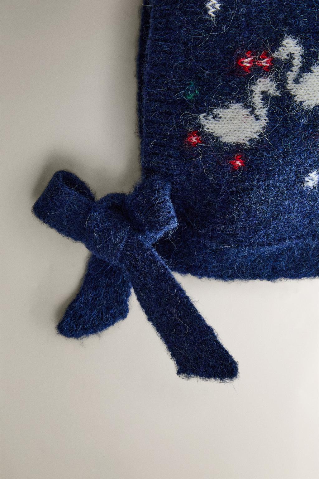 Детский рождественский чепчик