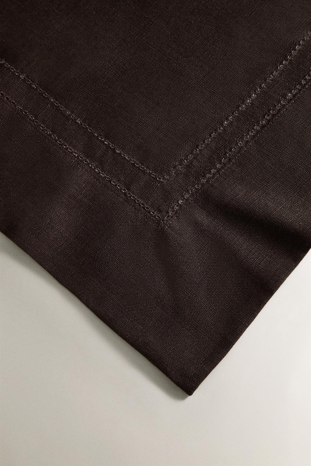 Хлопковый скатерть с гемстичем