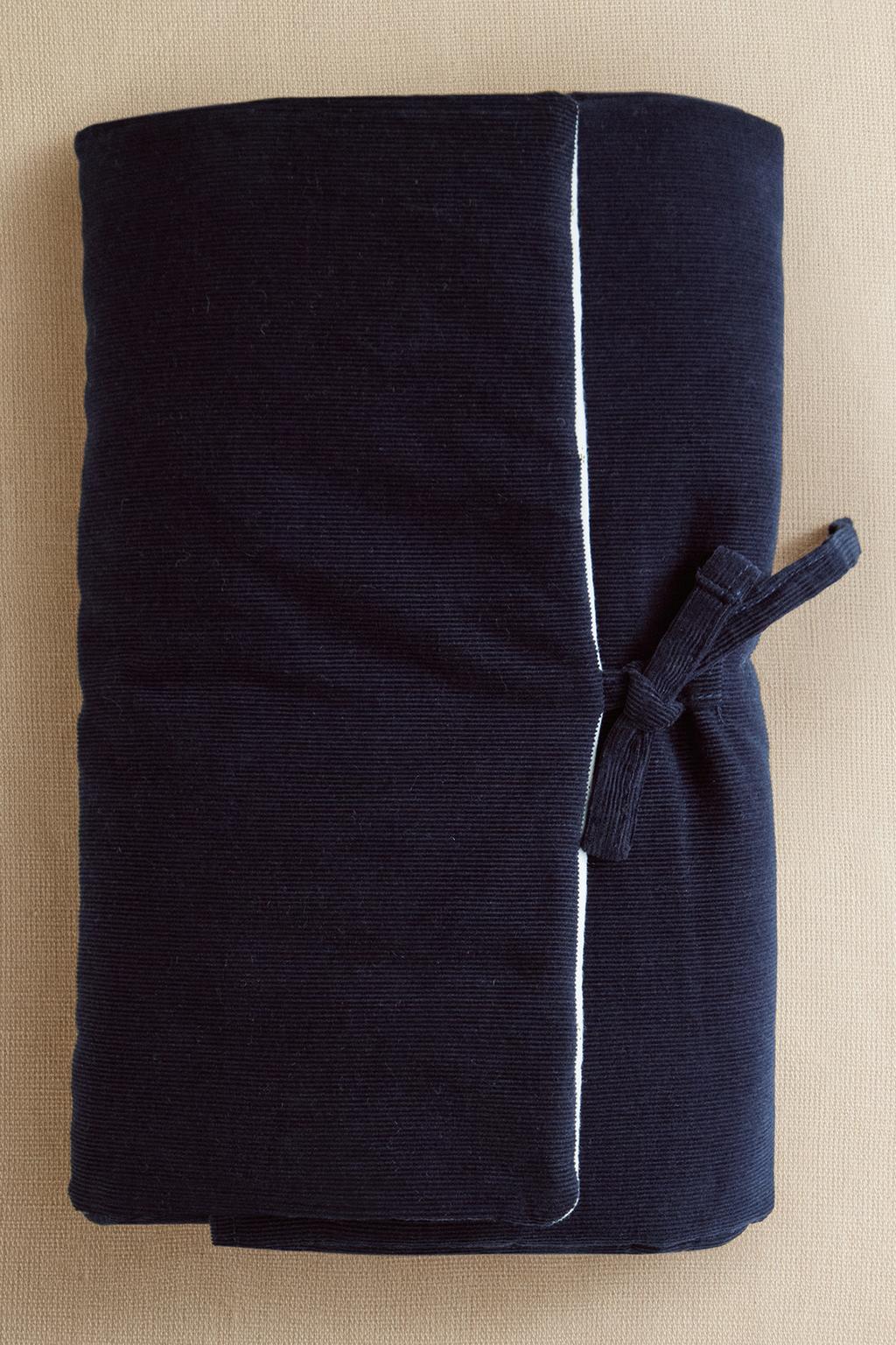 Портативный пеленальный коврик из хлопка с кантрикотом для младенцев