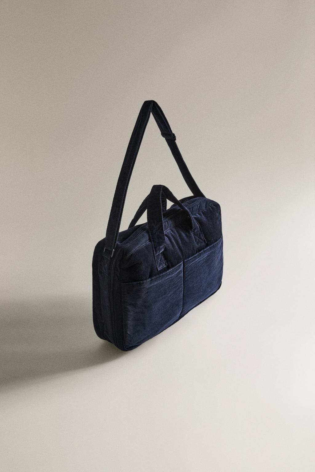 Детский чемодан из вельвета