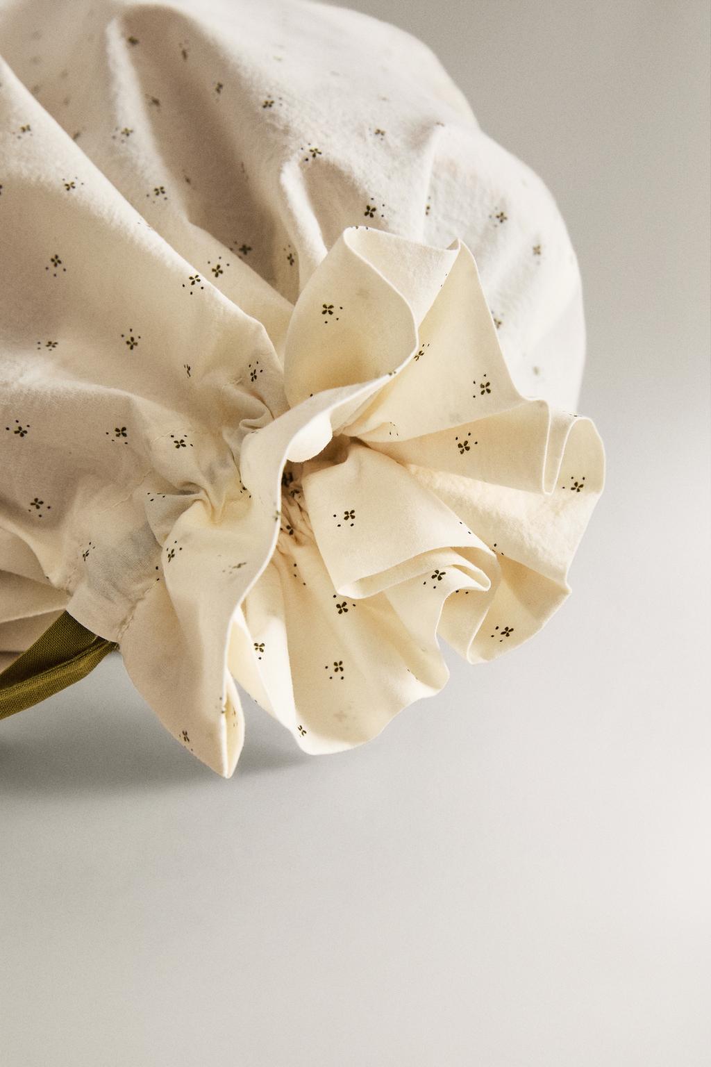 Детский сумка для белья с цветочным узором из хлопка