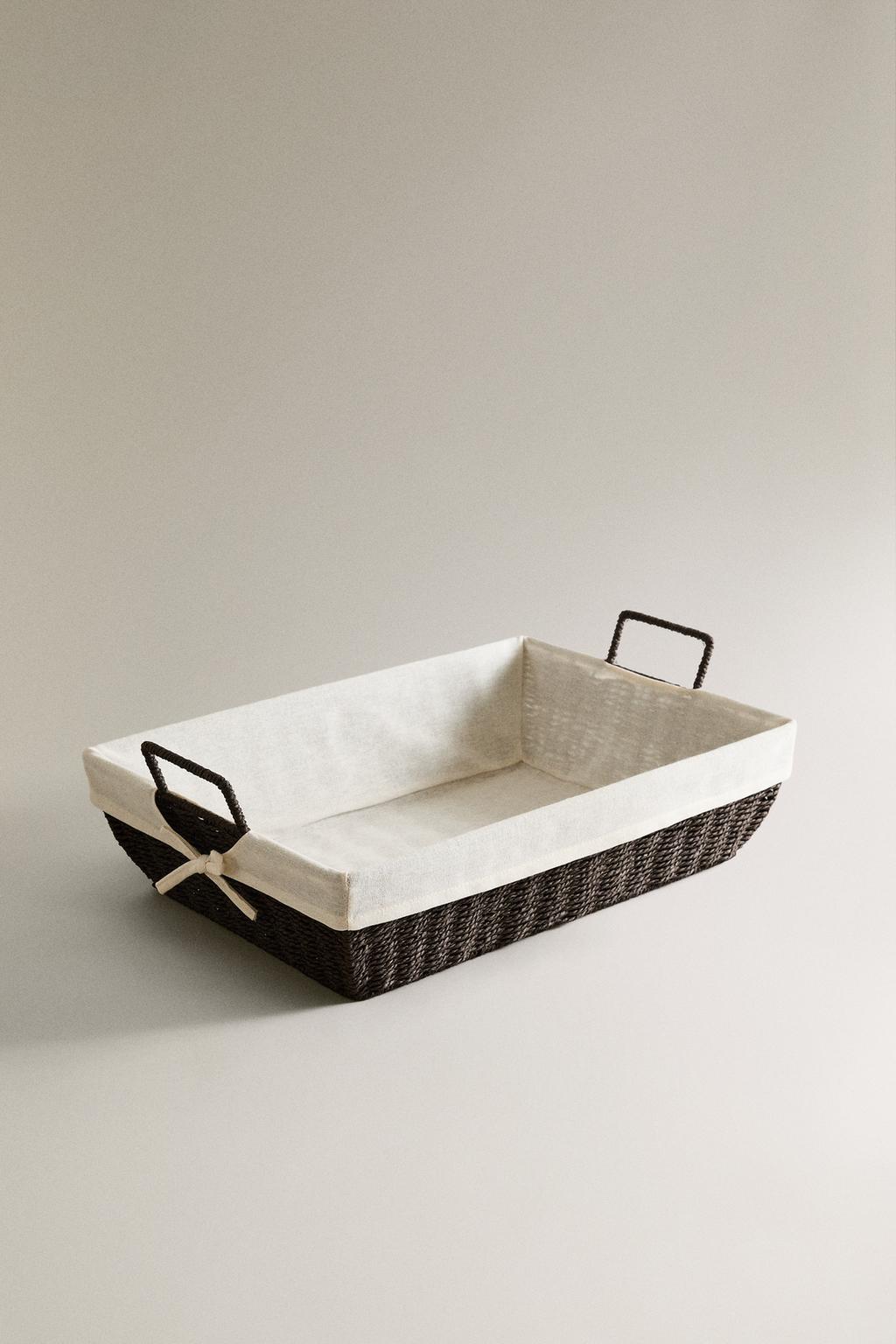 Корзина для глажки с тканевой подкладкой