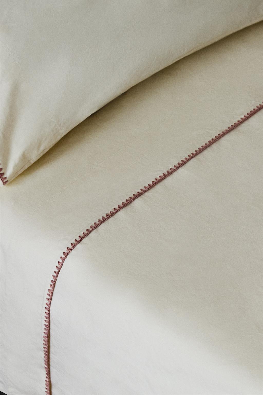 Детское простынь из хлопка с вязкой ракушкой