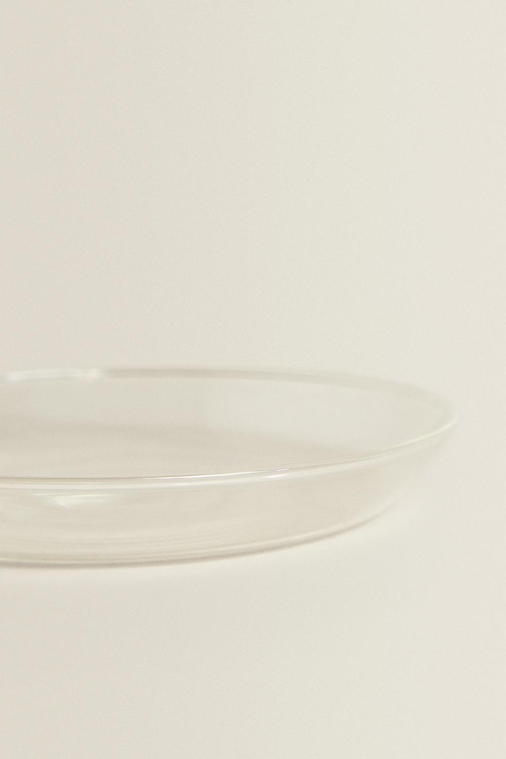 Бокал из боросиликатного стекла с краем