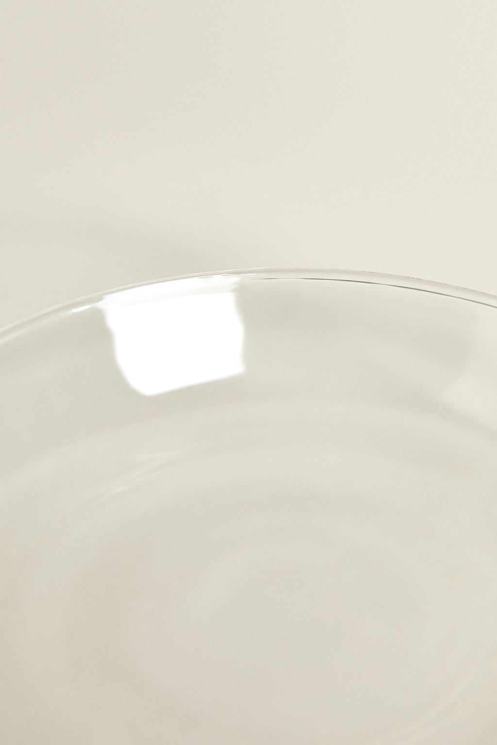 Бокал из боросиликатного стекла с краем