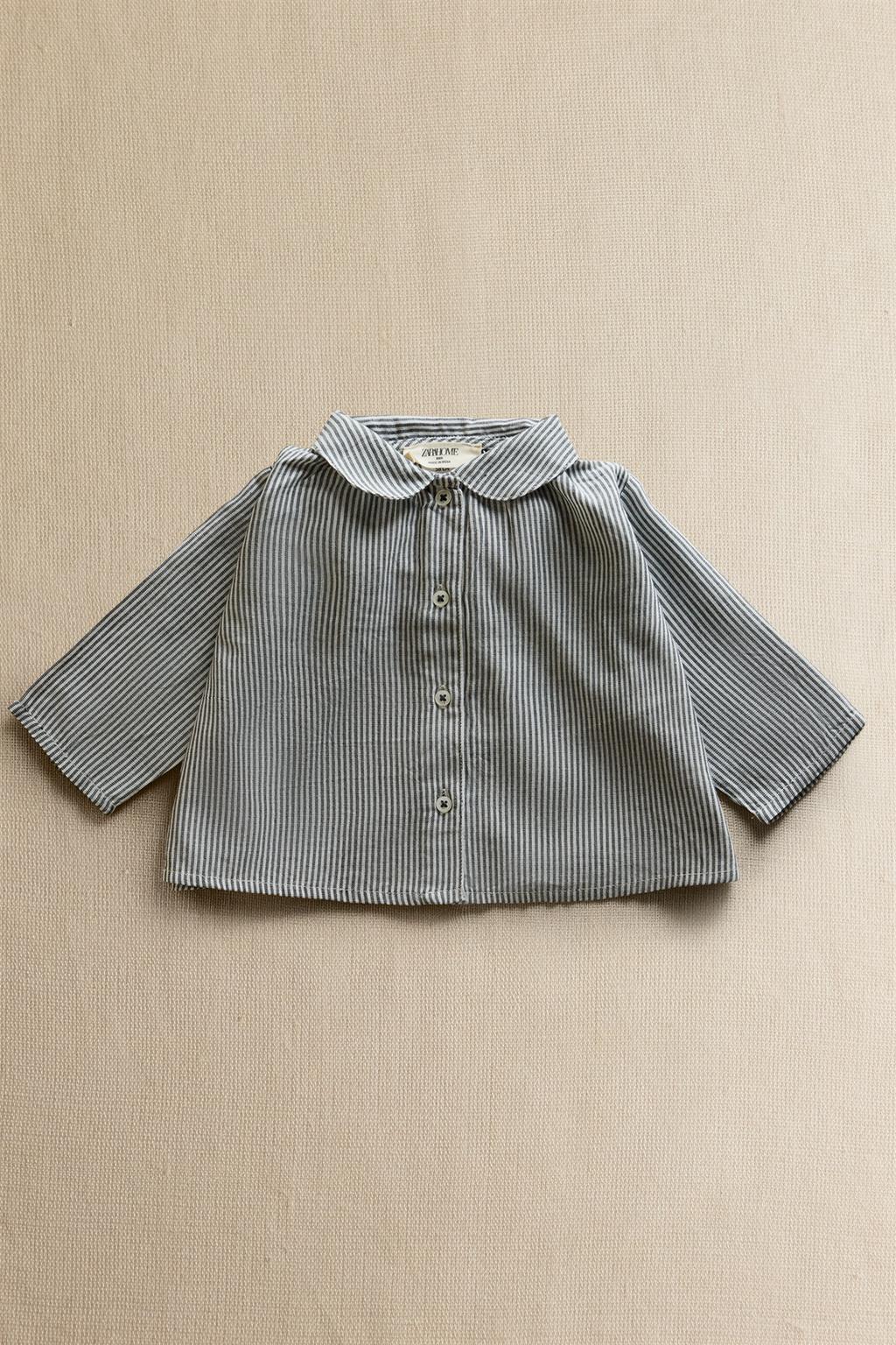 Рубашка для малышей в полоску