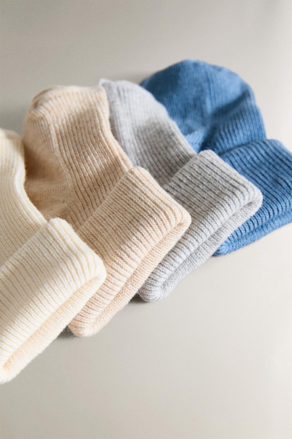 Набор из 4 пар цветных носков для младенцев