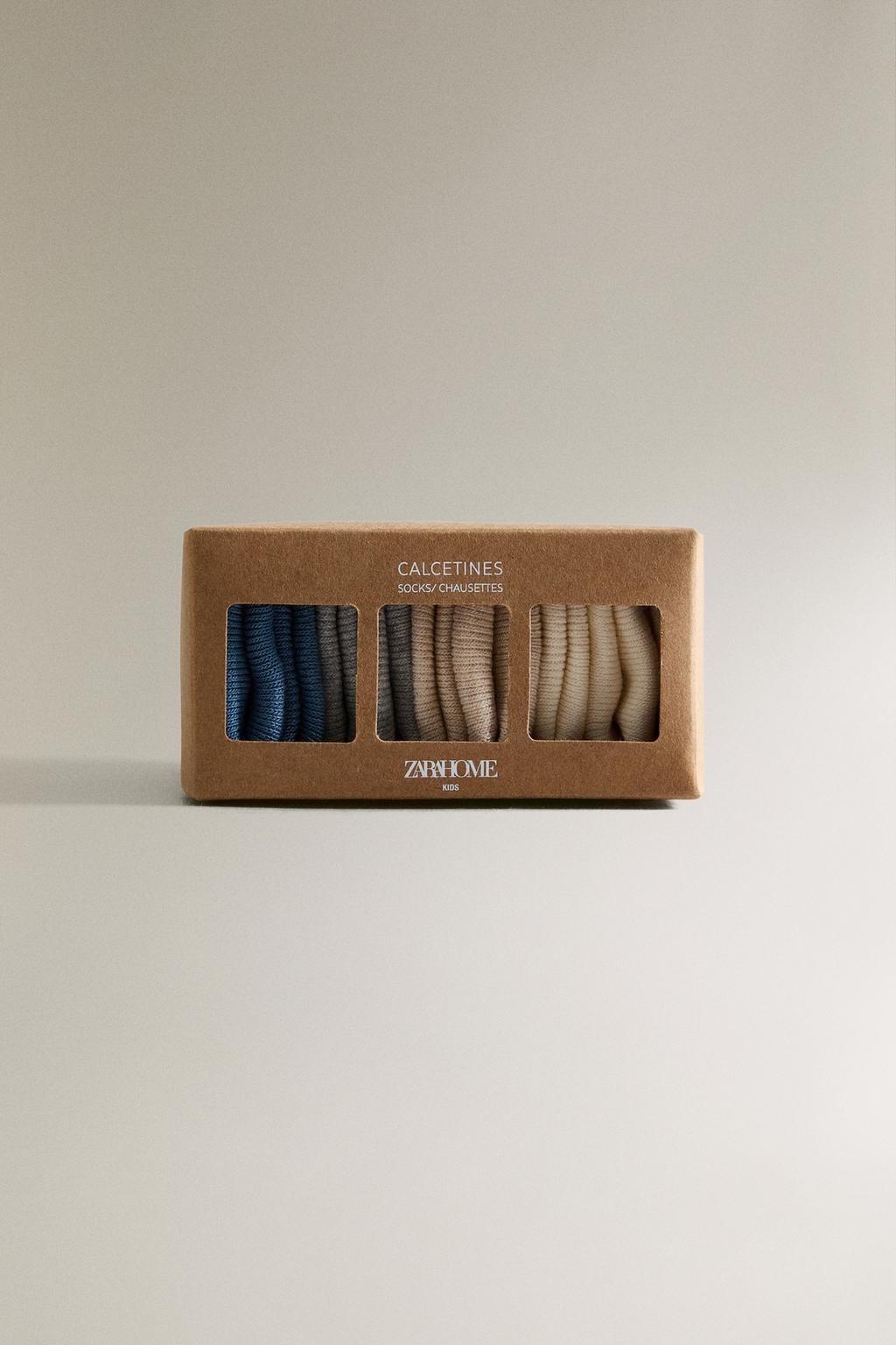 Набор из 4 пар цветных носков для младенцев