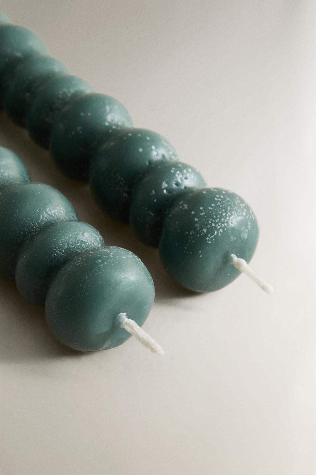 Набор декоративных волнистых свечей (набор из 2 шт.)