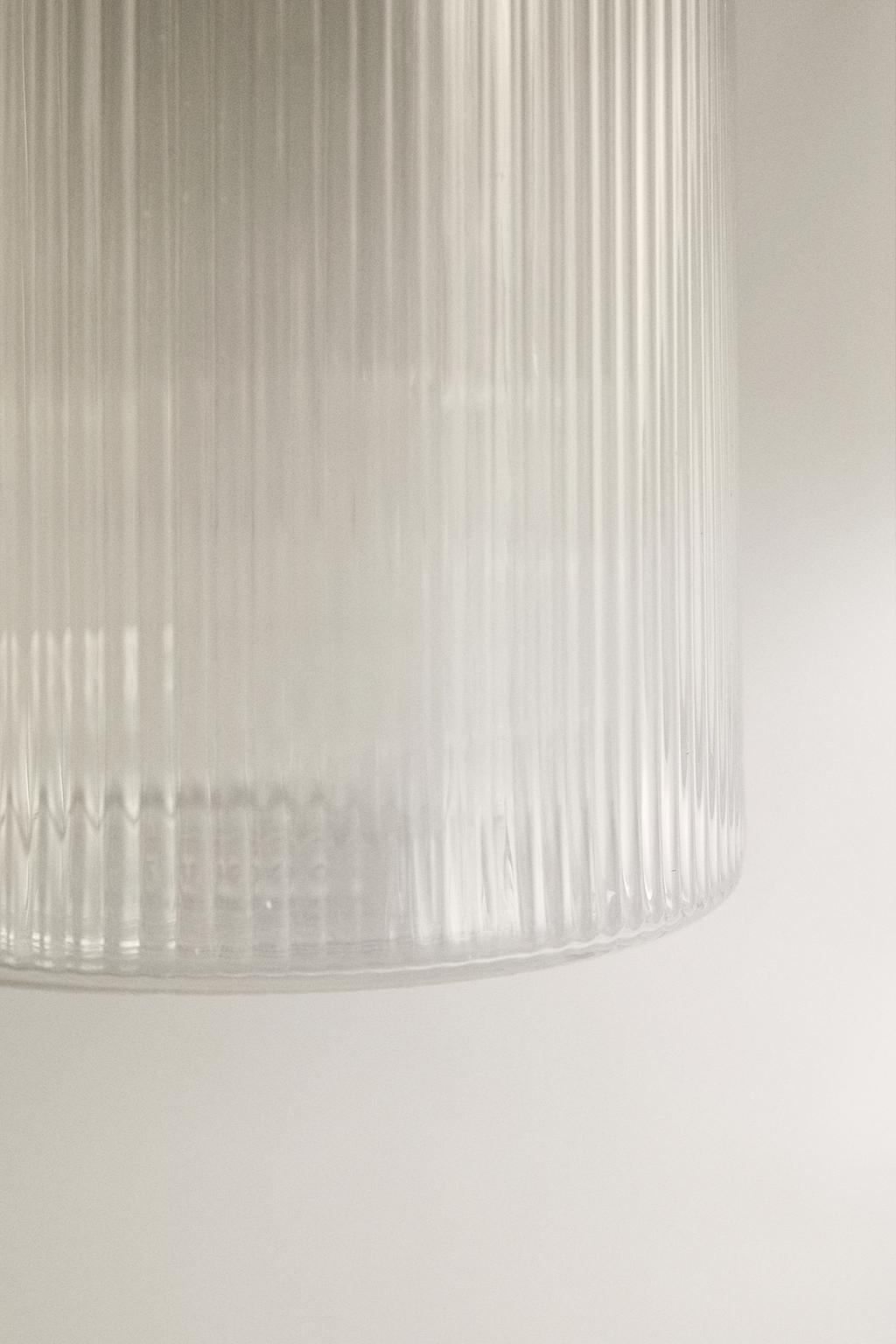 Кувшин из боросиликатного стекла с дизайном линий