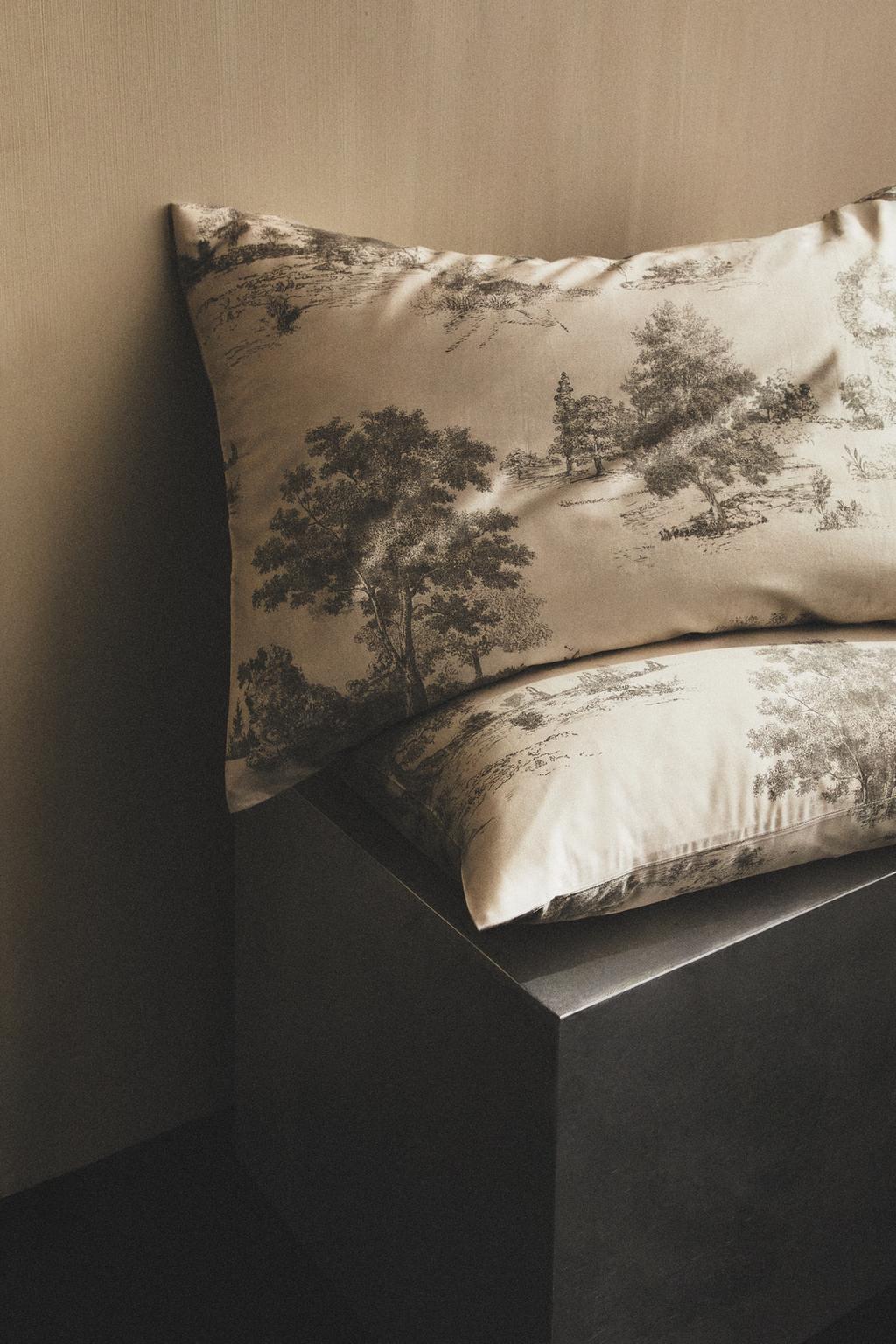 Наволочка из сатина туаль де жуи