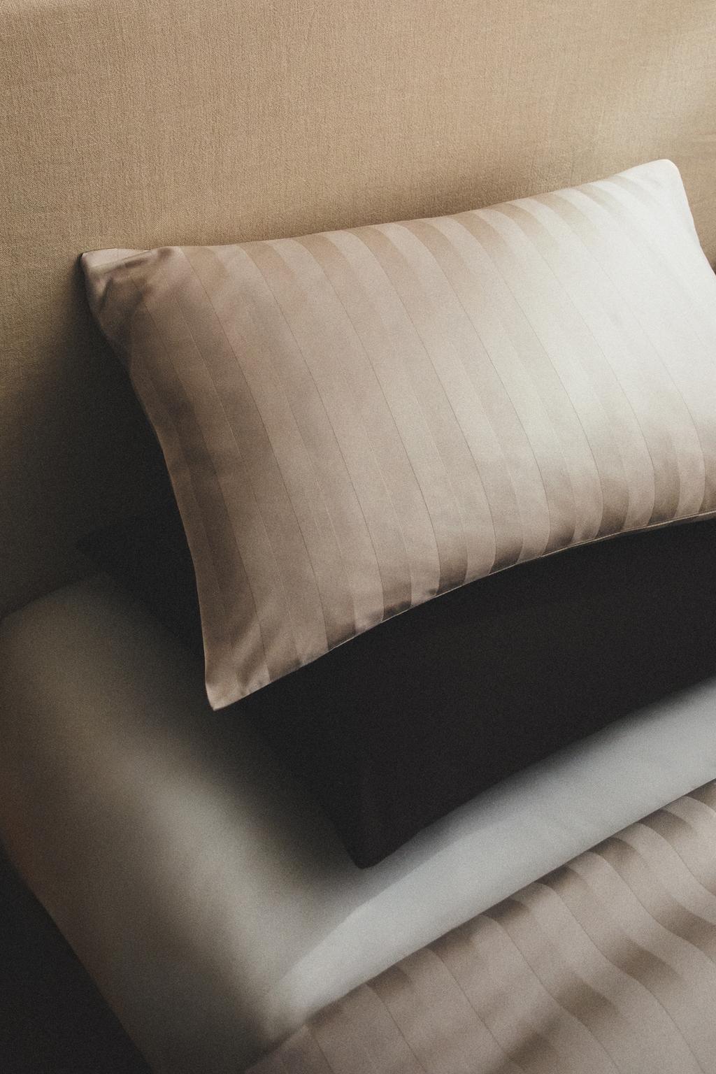 Сатиновая наволочка в полоску (500 нитей)