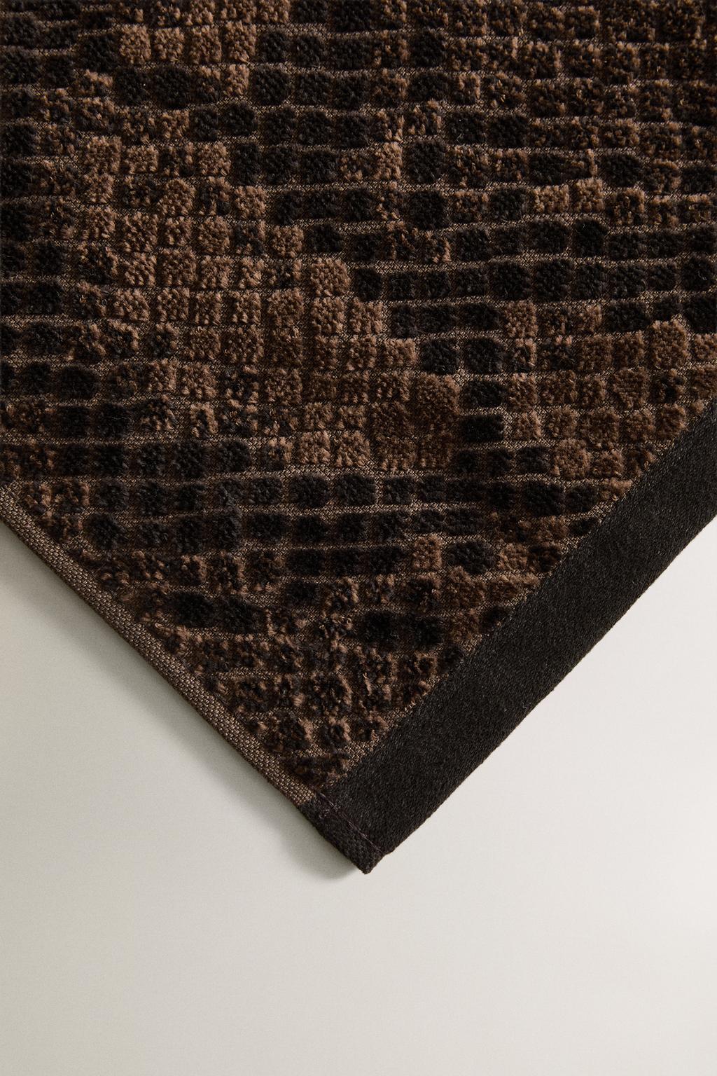 Полотенце для ванны из вельвета с животным принтом