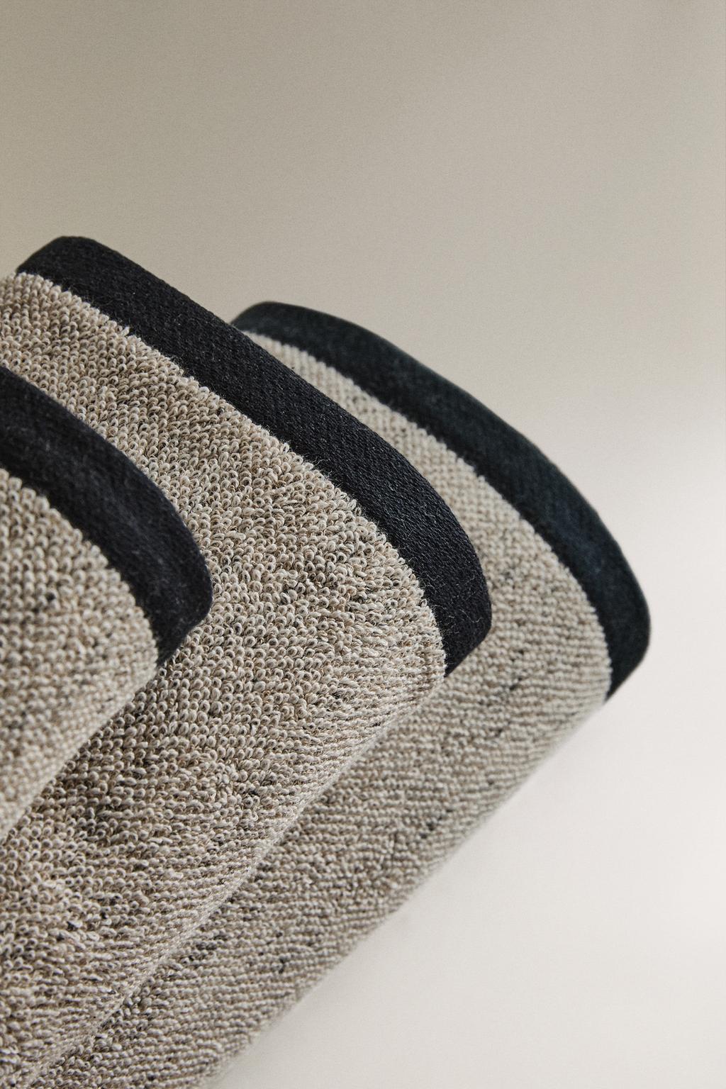 Полотенце для ванны с меланжевым эффектом