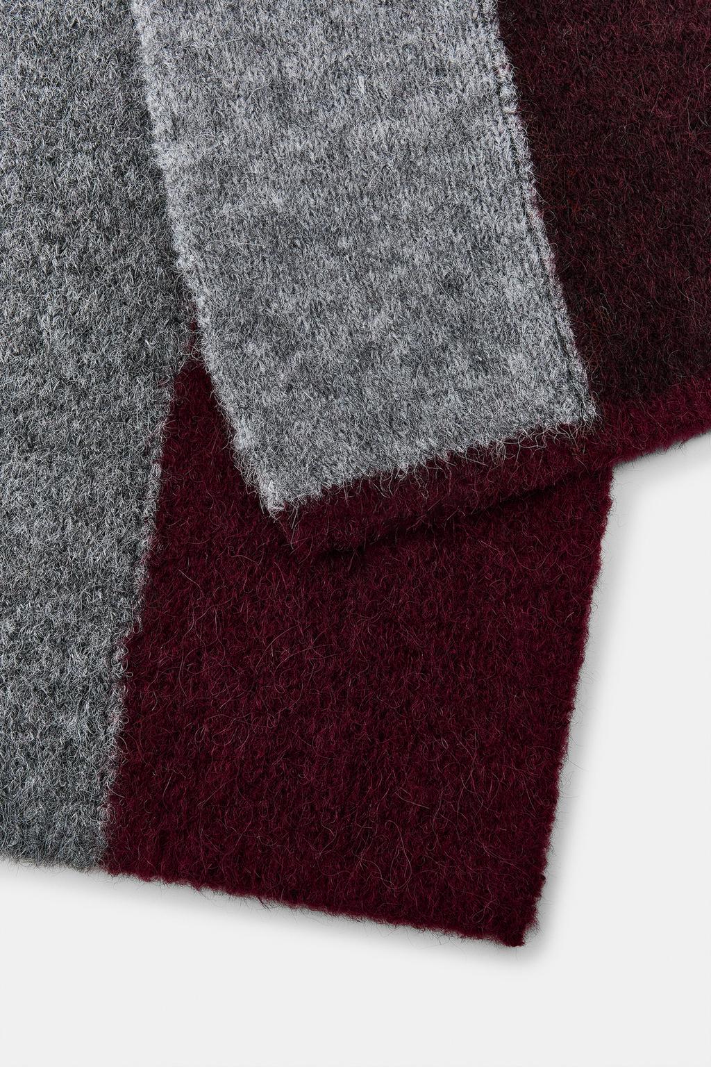 ВЯЗАНЫЙ ШАРФ С УЗОРОМ