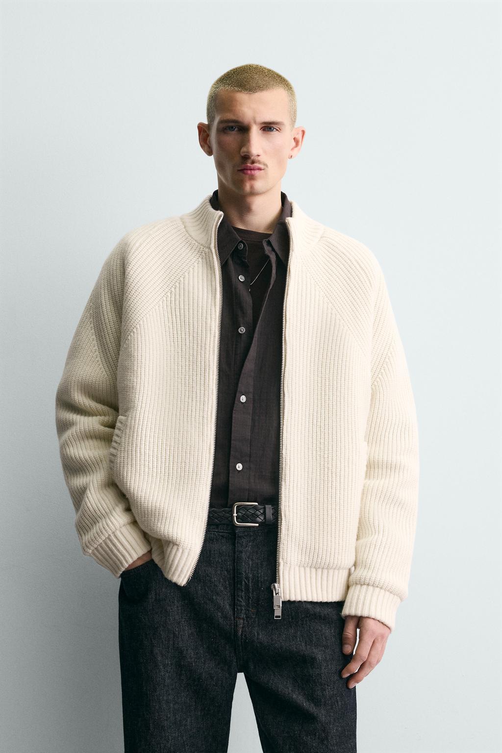 СТЕГАНЫЙ ТРИКОТАЖНЫЙ БОМБЕР