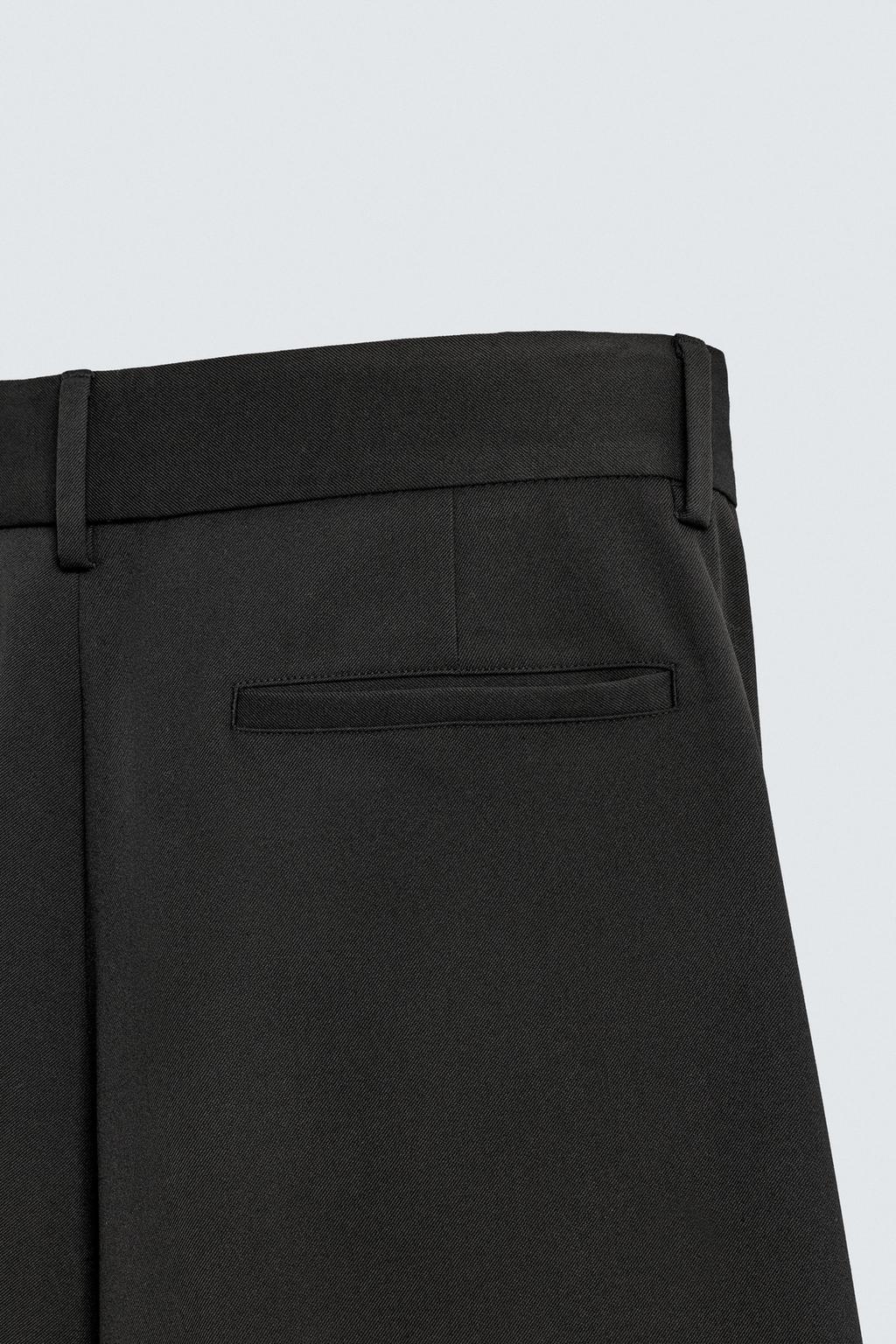 БРЮКИ WIDE FIT СО СКЛАДКАМИ