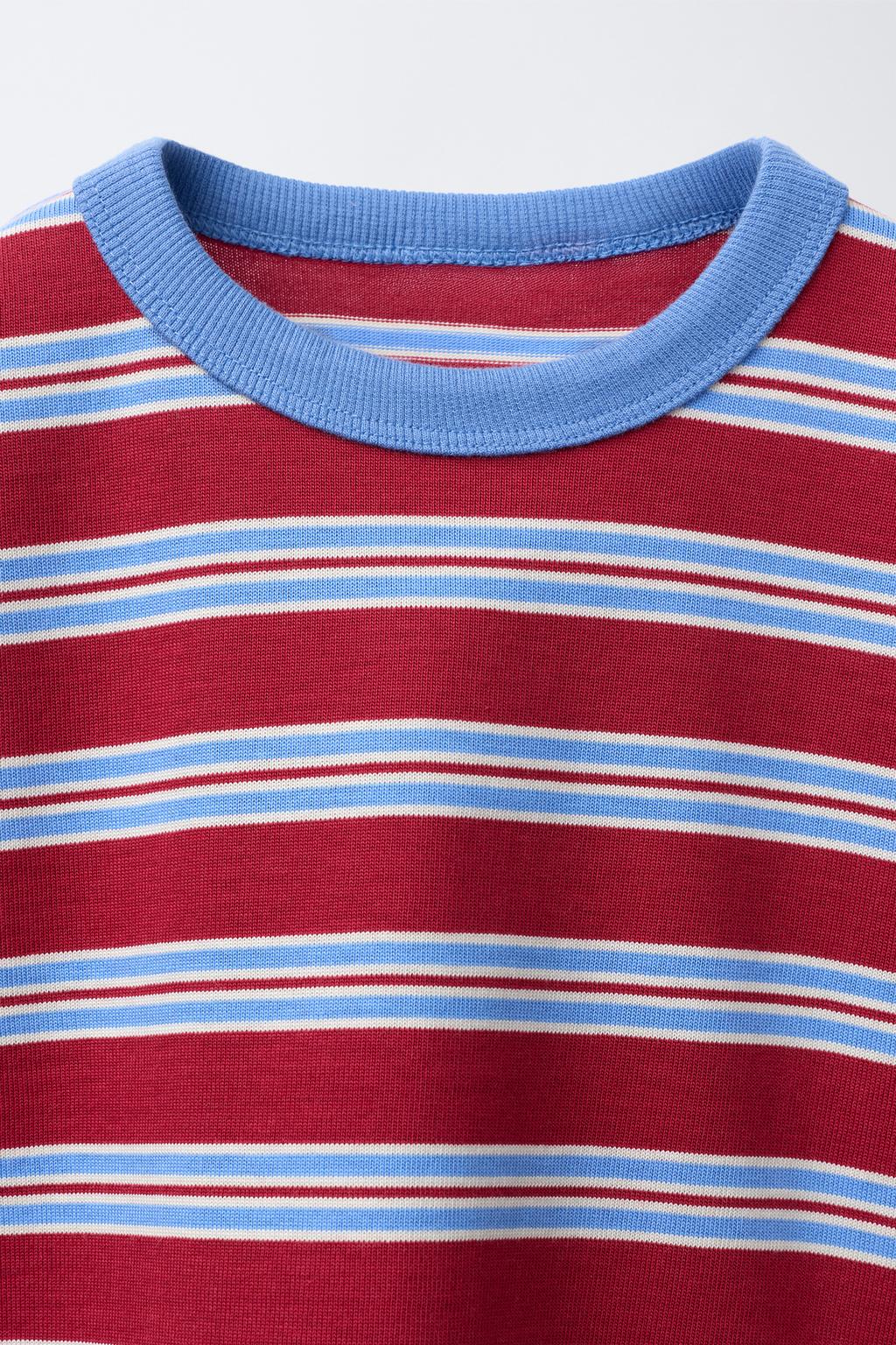 ФУТБОЛКА В ПОЛОСКУ С ВЫШИВКОЙ