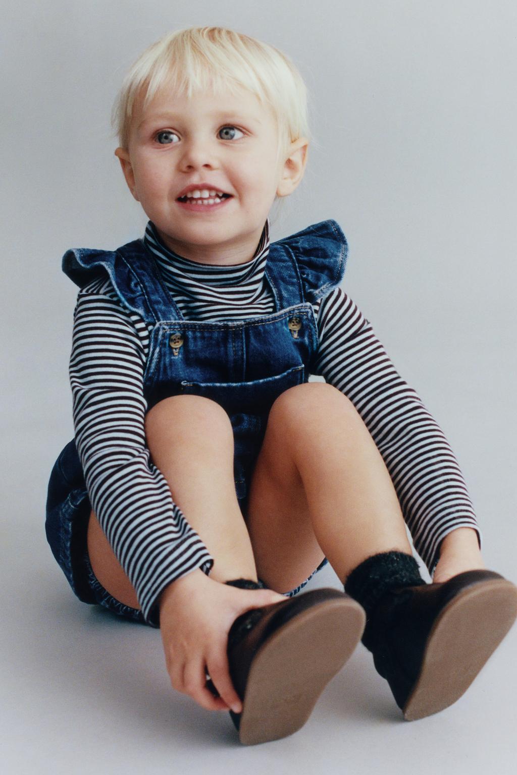 ДЖИНСОВЫЙ САРАФАН И ТРУСЫ