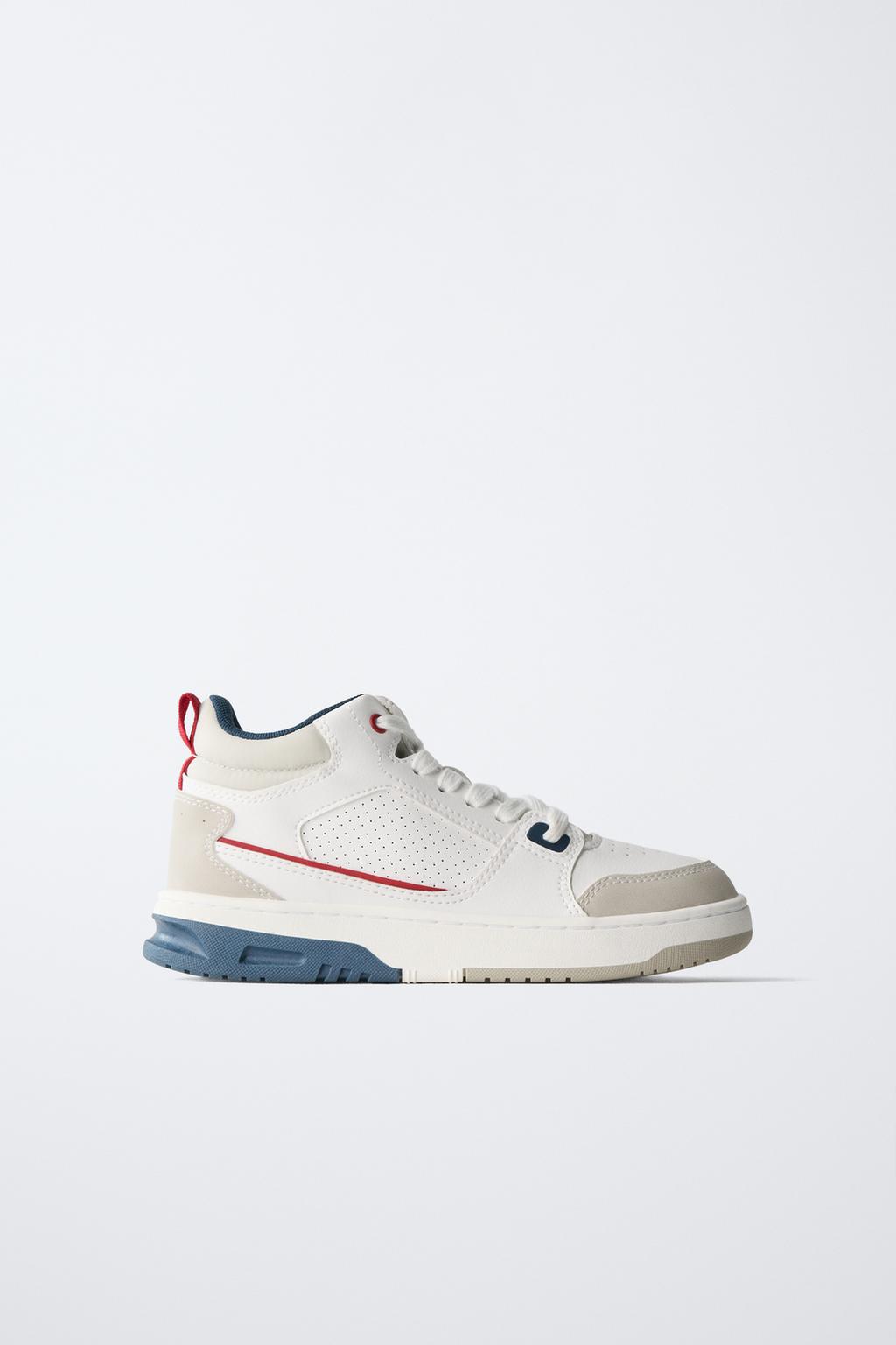 ВЫСОКИЕ КРОССОВКИ СО ВСТАВКАМИ