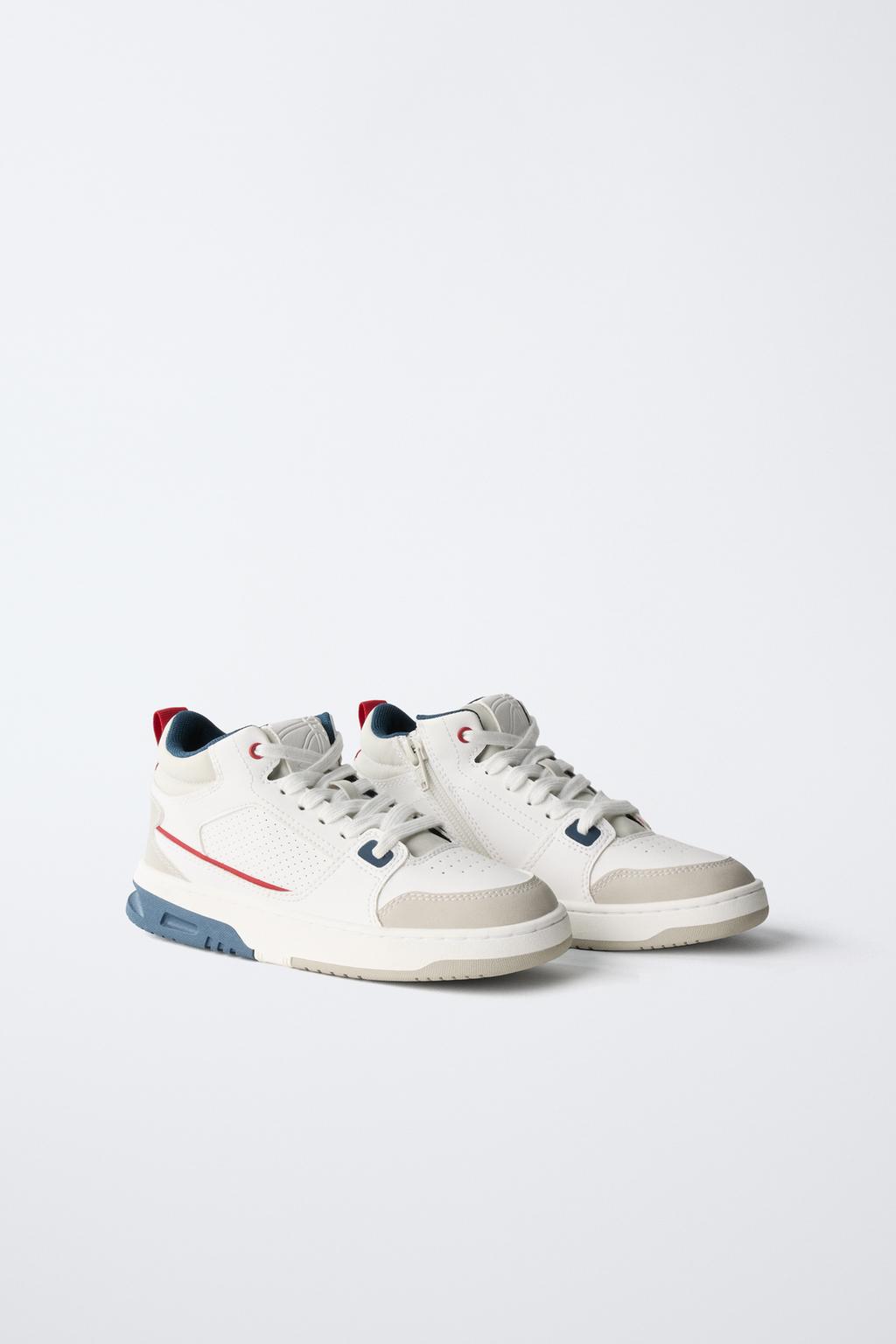 ВЫСОКИЕ КРОССОВКИ СО ВСТАВКАМИ