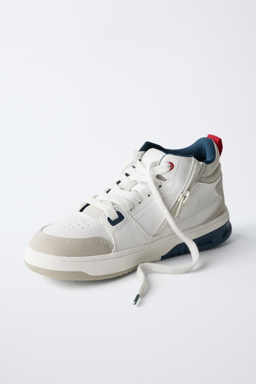 ВЫСОКИЕ КРОССОВКИ СО ВСТАВКАМИ