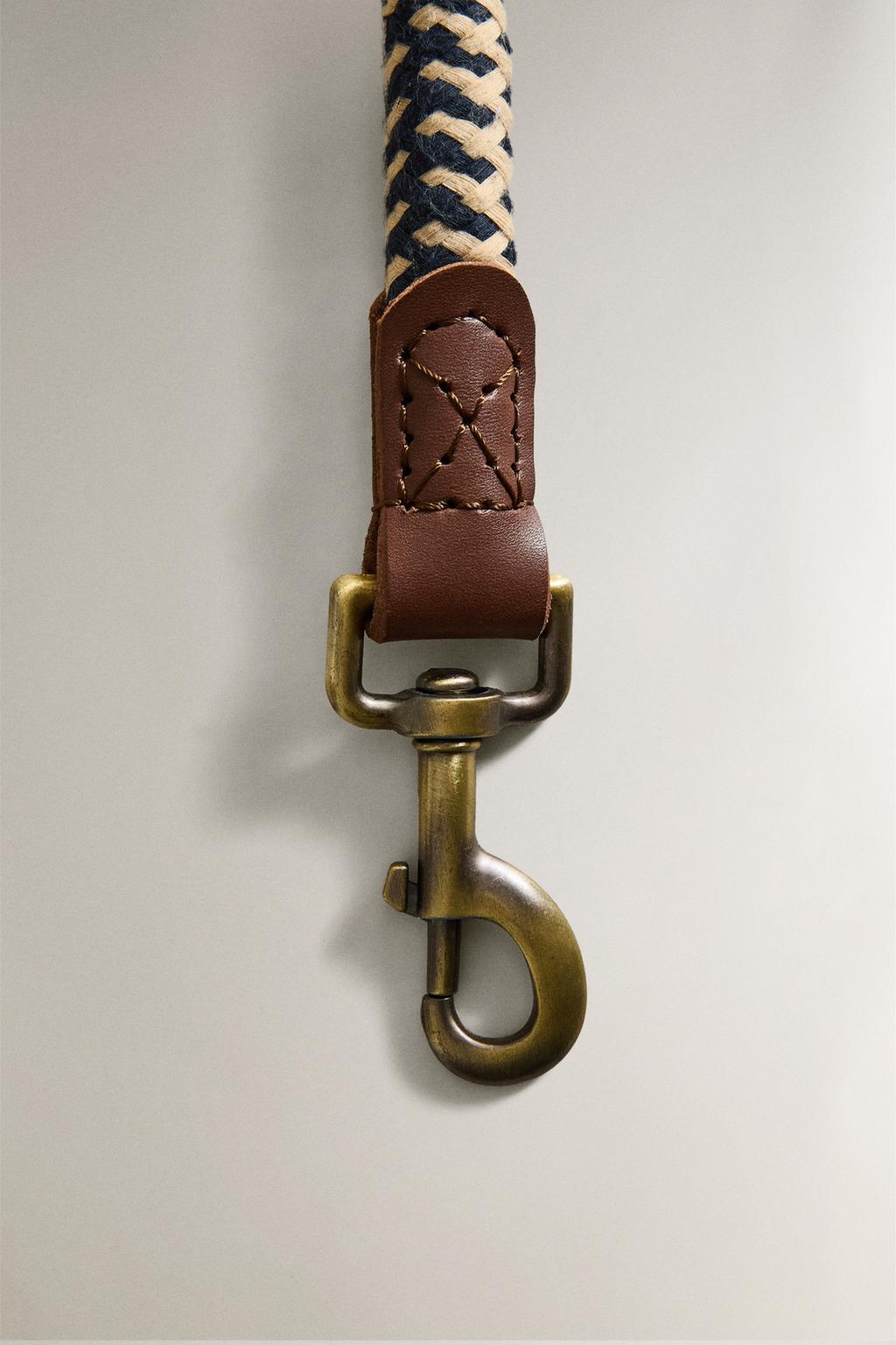 Поводок для собак из мультицветного шнура