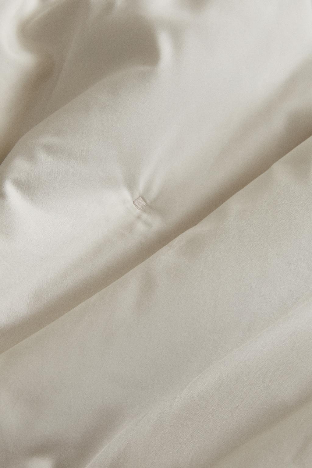 Одеяло из хлопкового сатина и льна с узором в горошек