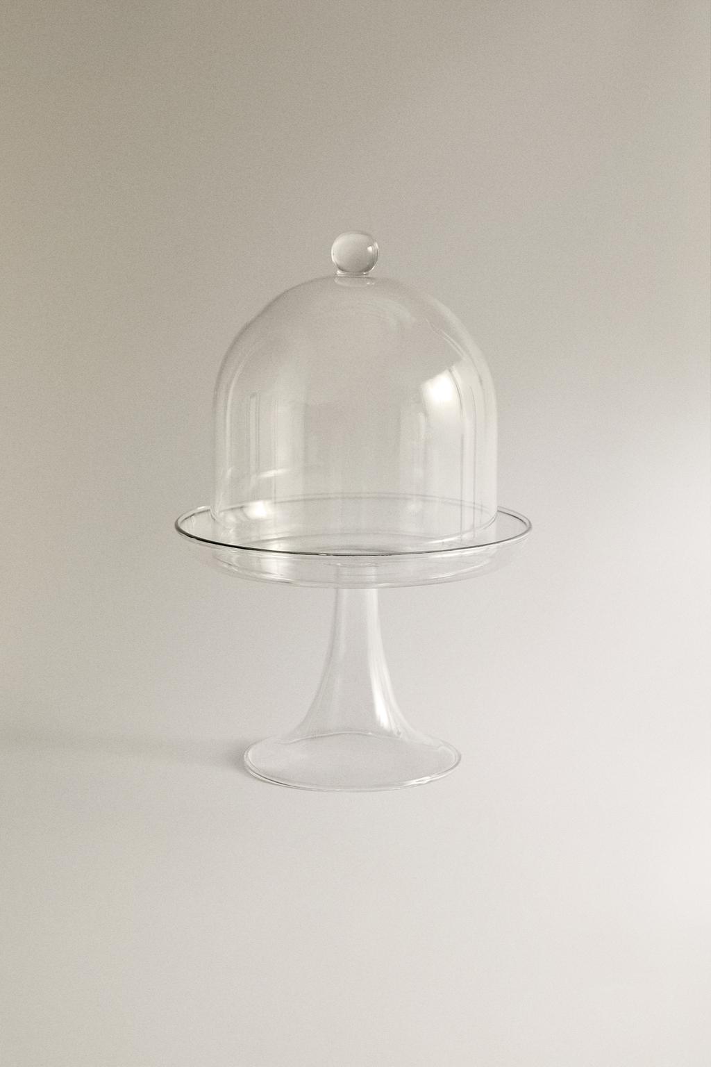 Мини подставка для торта из боросиликатного стекла