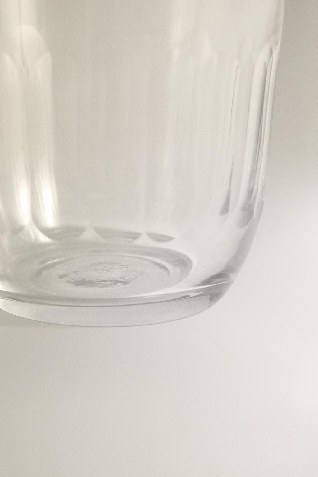 Стакан из гранёного стекла