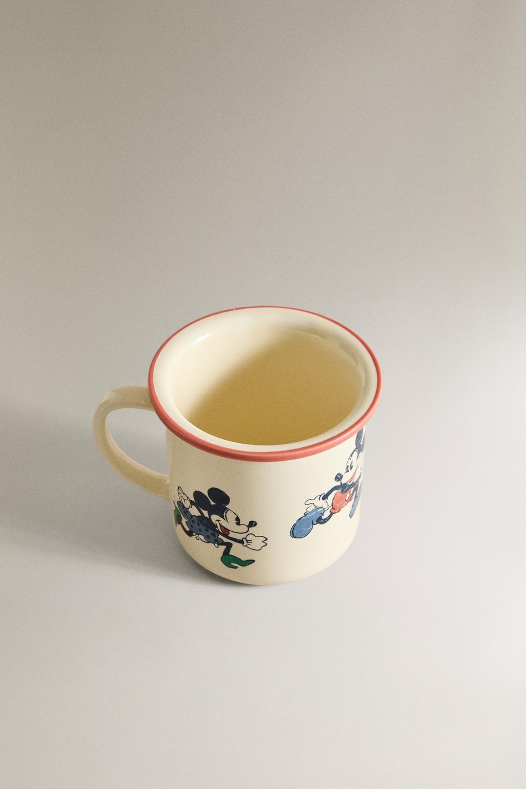 Детская керамическая кружка с микки и минни маус ©disney