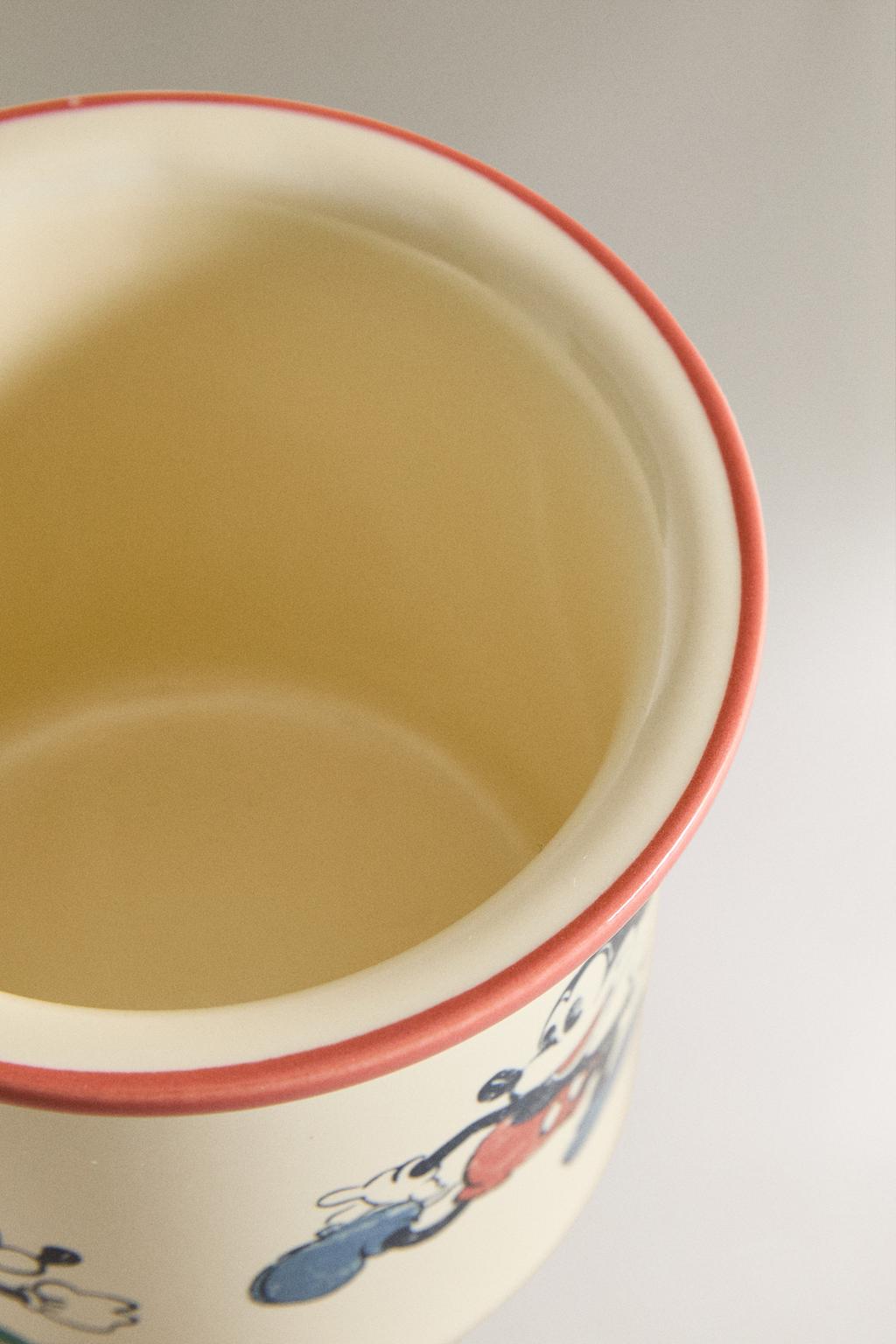 Детская керамическая кружка с микки и минни маус ©disney