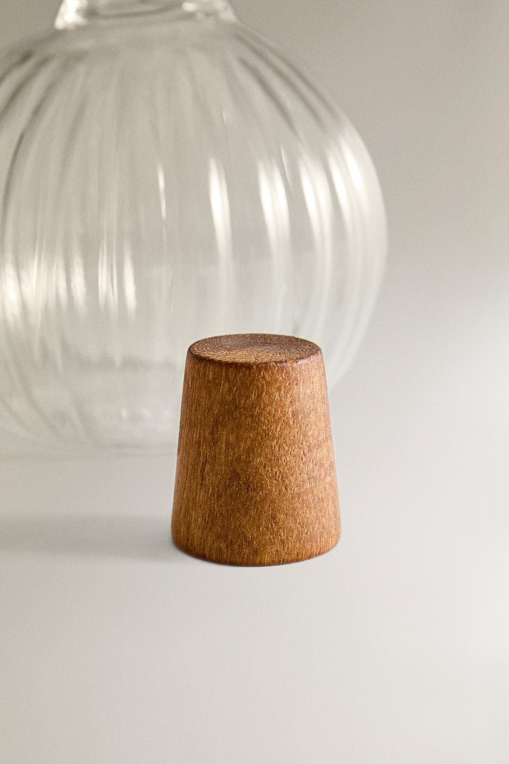 Набор для специй из боросиликатного стекла и дерева