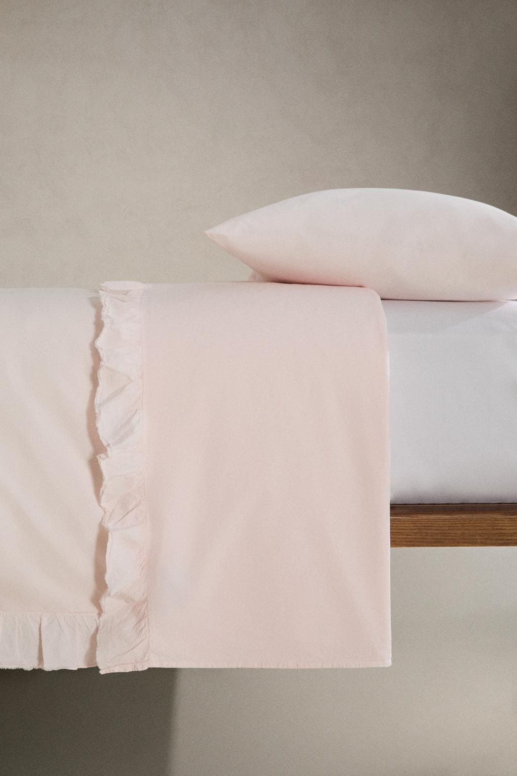 Простынь с оборками