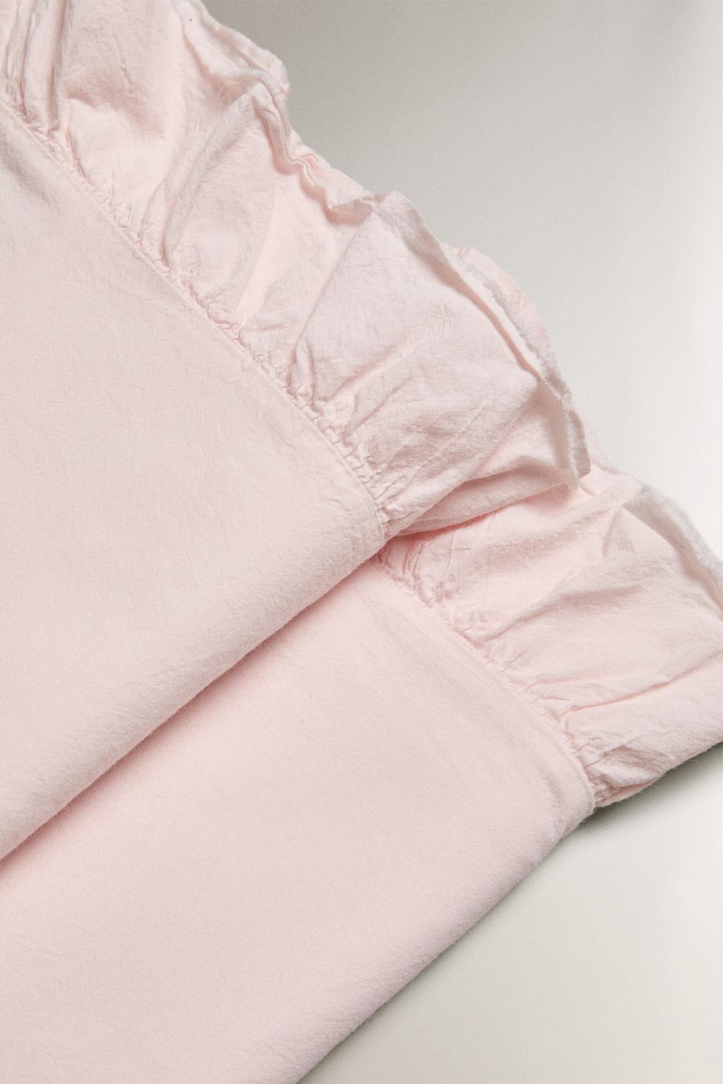 Простынь с оборками