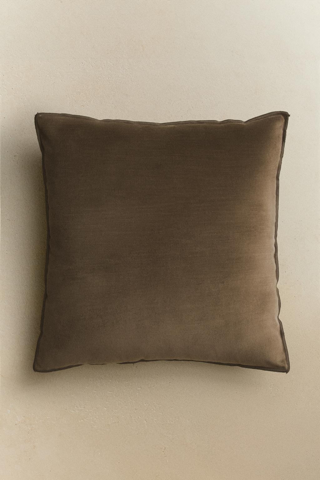 Вельветовая наволочка для подушки