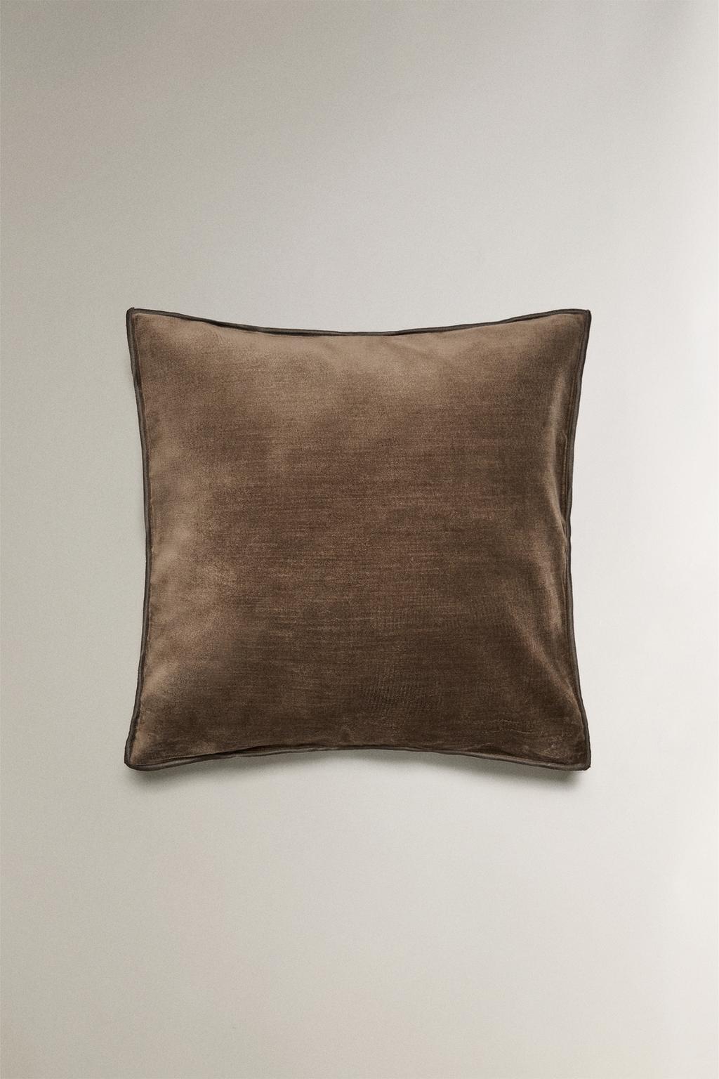 Вельветовая наволочка для подушки