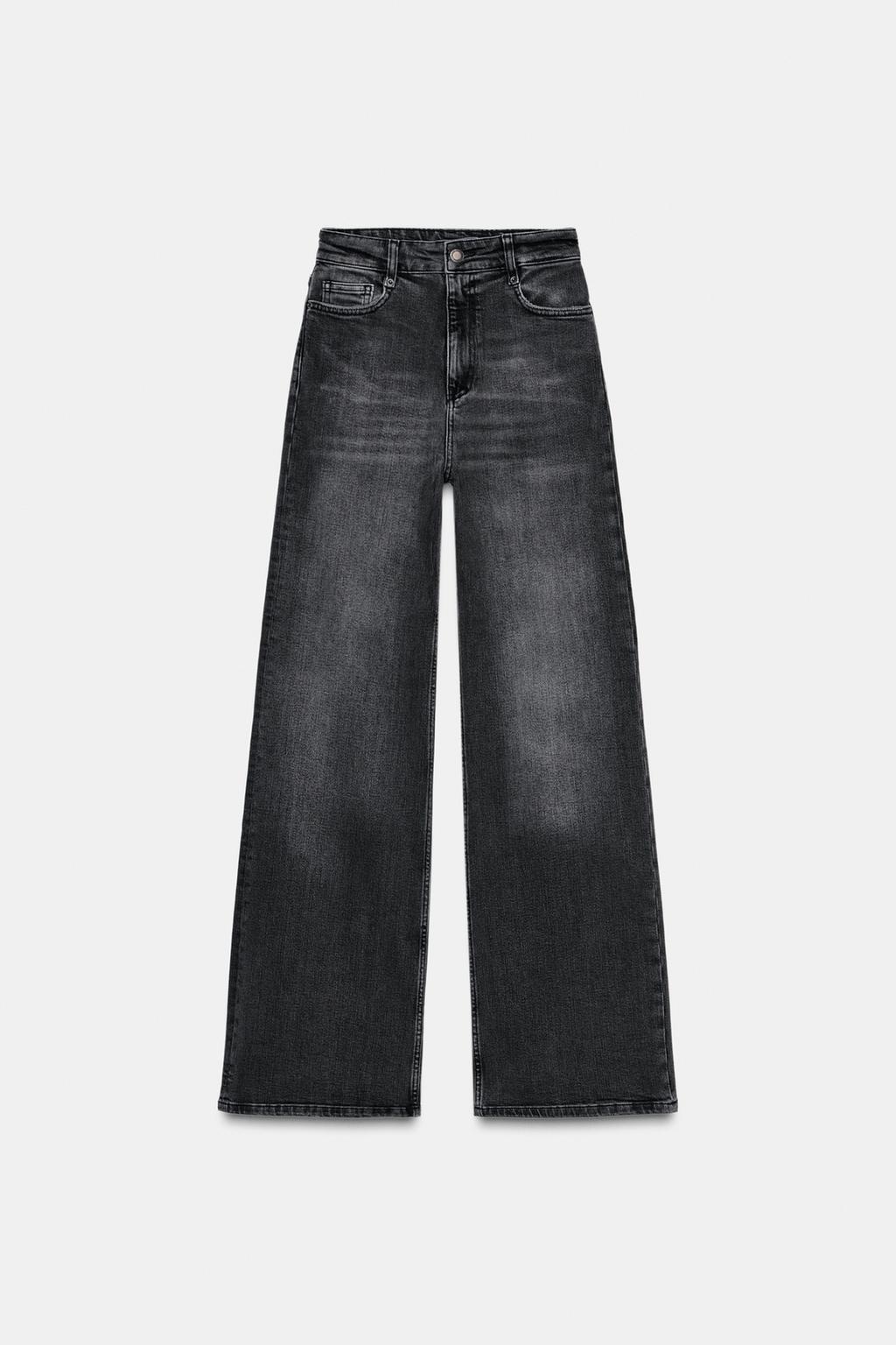 ДЖИНСЫ WIDE LEG С ВЫСОКОЙ ПОСАДКОЙ — ZW COLLECTION