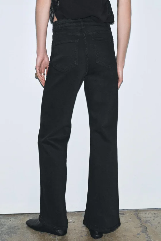ДЖИНСЫ WIDE LEG С ВЫСОКОЙ ПОСАДКОЙ — ZW COLLECTION