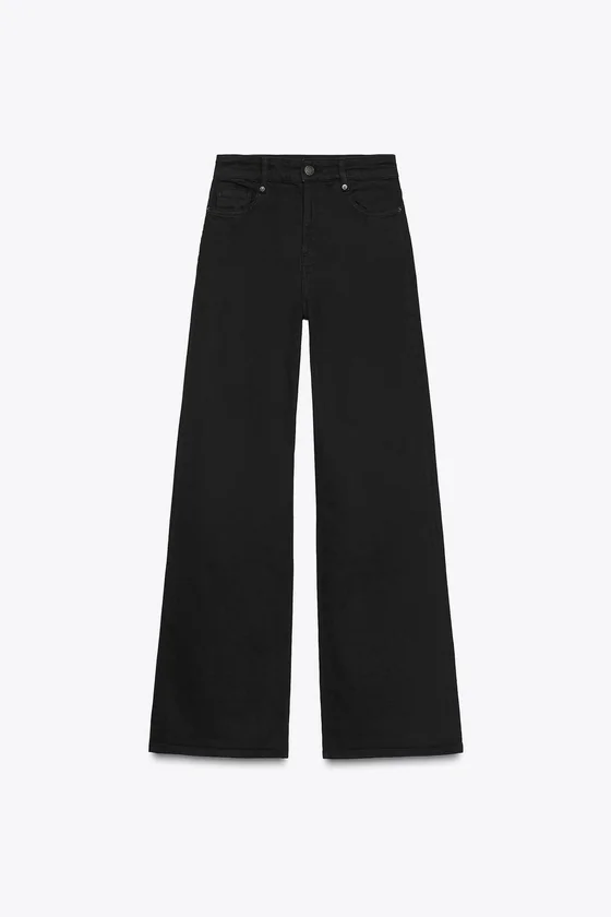 ДЖИНСЫ WIDE LEG С ВЫСОКОЙ ПОСАДКОЙ — ZW COLLECTION