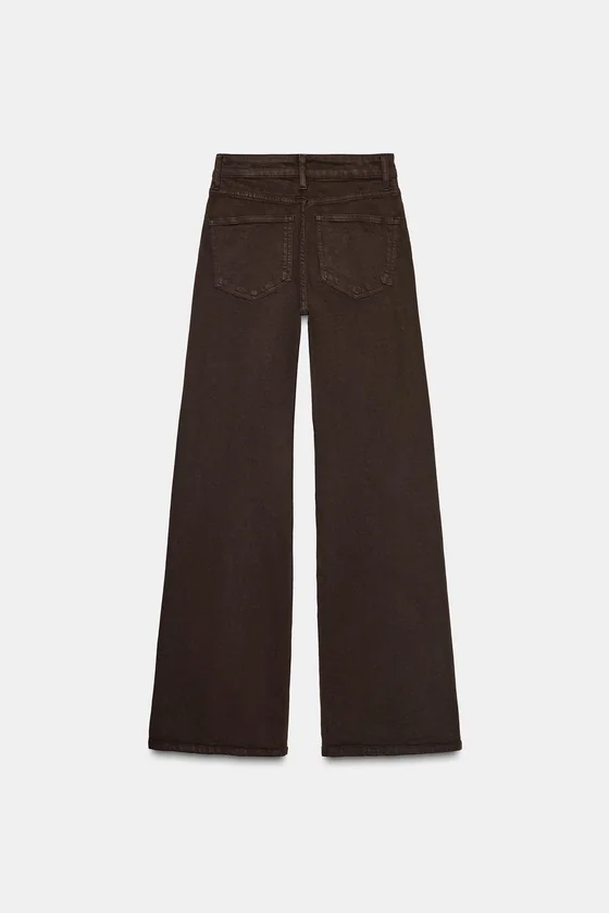 ДЖИНСЫ WIDE LEG С ВЫСОКОЙ ПОСАДКОЙ — ZW COLLECTION