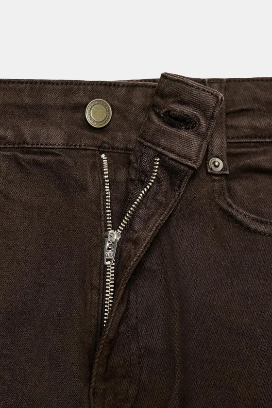 ДЖИНСЫ WIDE LEG С ВЫСОКОЙ ПОСАДКОЙ — ZW COLLECTION