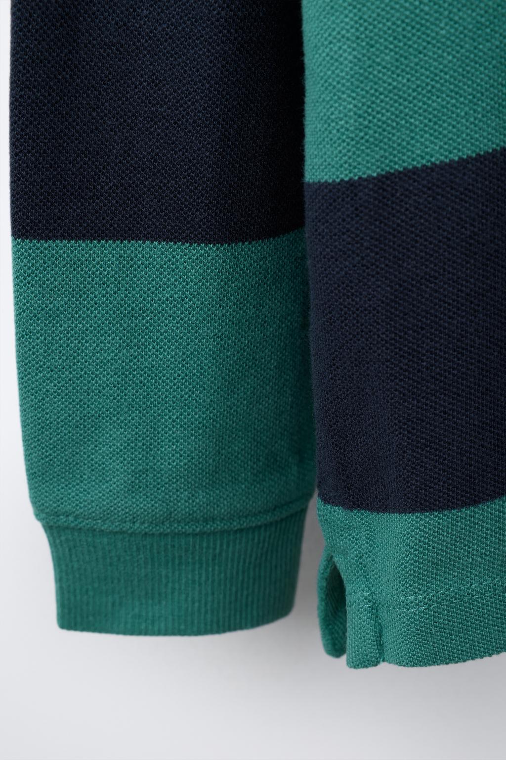 ПОЛО В ПОЛОСКУ GARMENT DYE