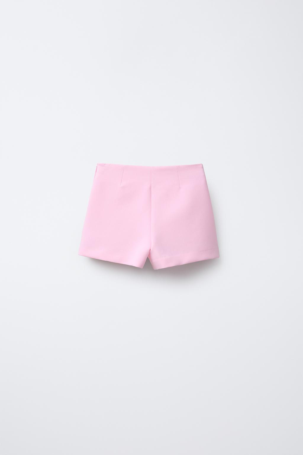 ОДНОТОННАЯ ЮБКА-ШОРТЫ