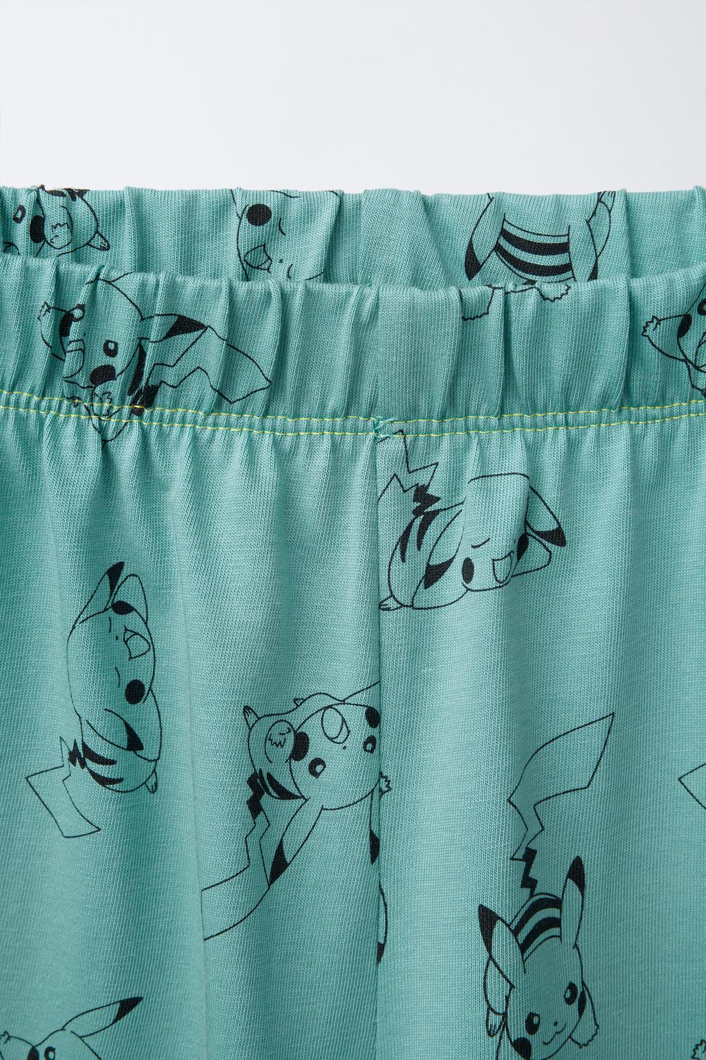 Пижама с футболкой и бермудами pikachu pokémon™ для детей 6-14 лет