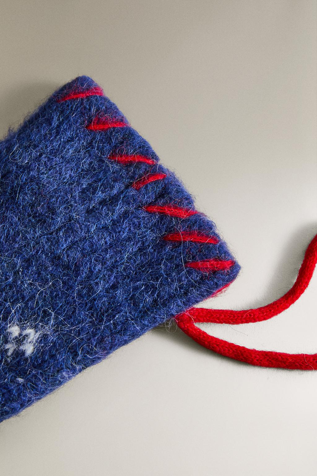 Рождественская новогодняя игрушка h в виде чулка