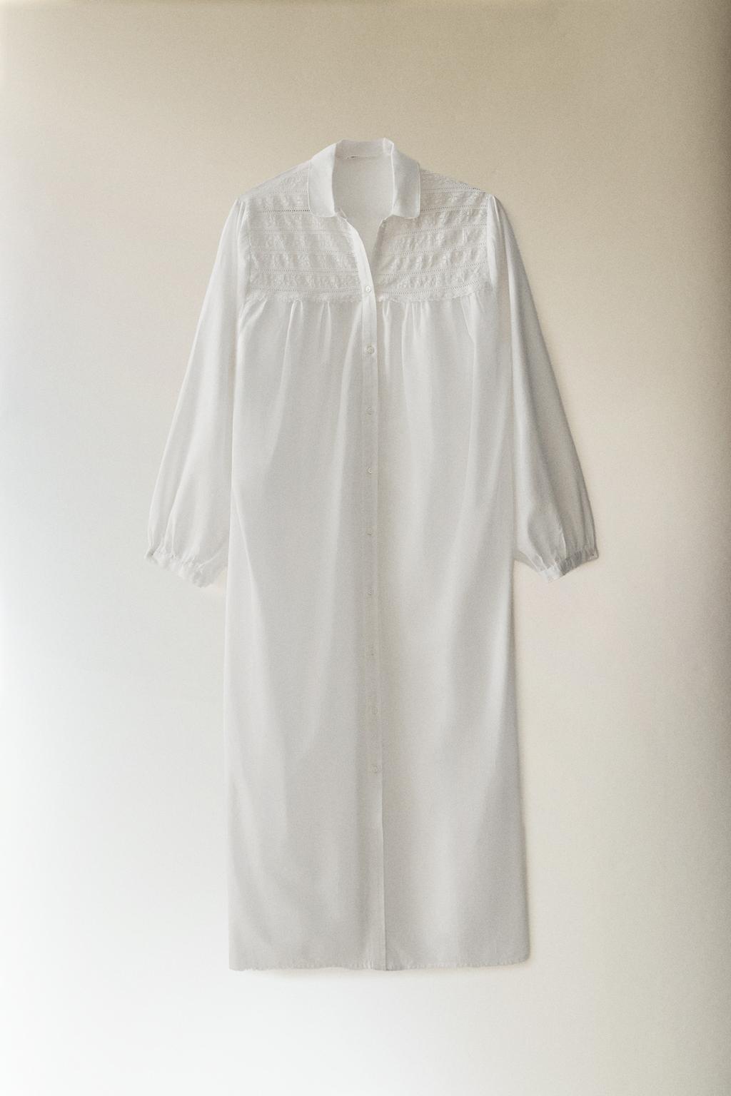 Ночная сорочка с длинным рукавом