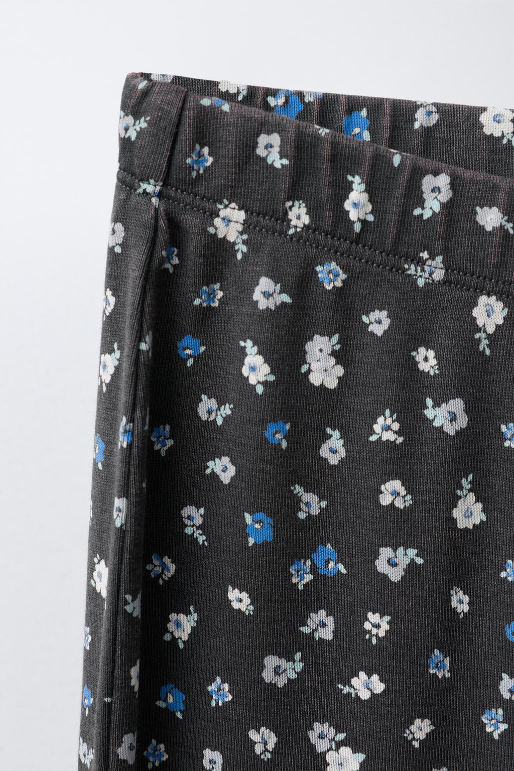 6-14 ЛЕТ/ПИЖАМА С ТЕКСТОМ И ЦВЕТОЧНЫМ ПРИНТОМ